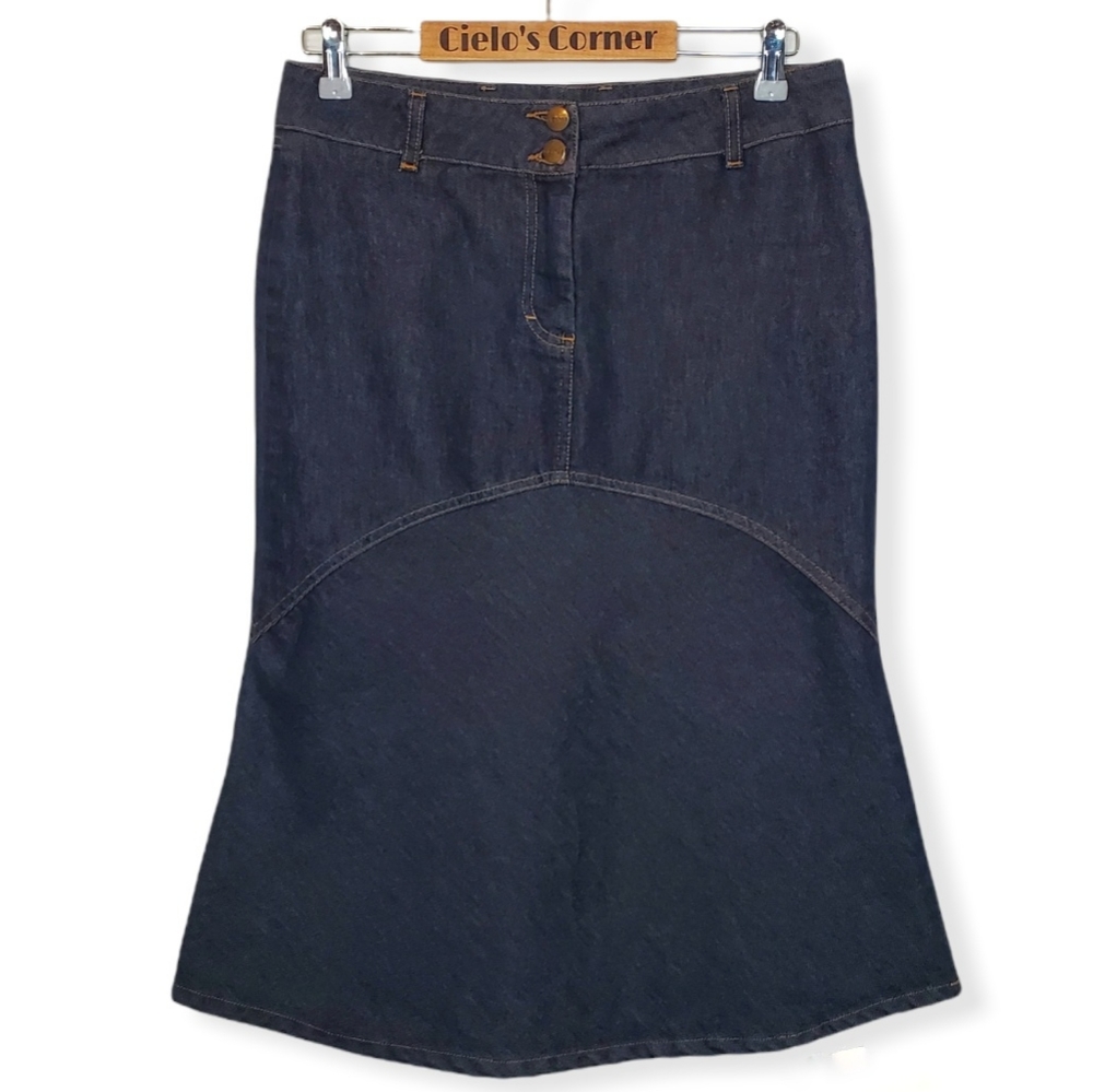 Clothes Dark Denim Skirt